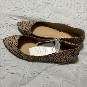 Cheetah print women’s flats